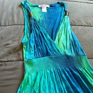 Beautiful tie-dye Venus Maxi dress